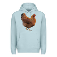 Blue Mist new hampshire red chicken Premium Hoodie - LillyAllenDesigns