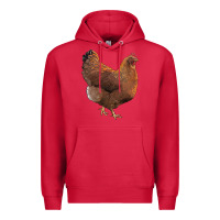 Cardinal new hampshire red chicken Premium Hoodie - LillyAllenDesigns