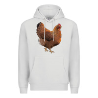Dove Grey new hampshire red chicken Premium Hoodie - LillyAllenDesigns