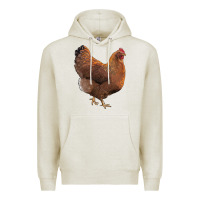 Oatmeal Heather new hampshire red chicken Premium Hoodie - LillyAllenDesigns