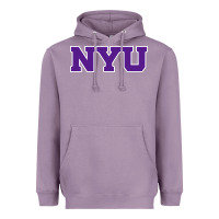 Lavender new york university nyu Heavyweight Hoodie - linhVisuals