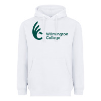 White wilmington college Heavyweight Hoodie - linhVisuals