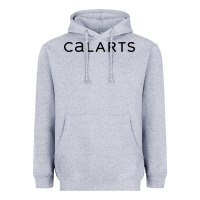 Heather Grey Calarts Heavyweight Hoodie - linhVisuals