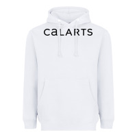 White Calarts Heavyweight Hoodie - linhVisuals