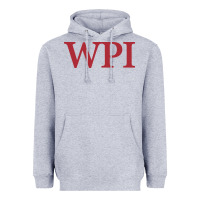 Heather Grey worcester polytechnic institute Heavyweight Hoodie - linhVisuals