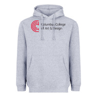 Heather Grey columbus college of art and design Heavyweight Hoodie - linhVisuals