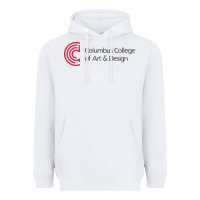 White columbus college of art and design Heavyweight Hoodie - linhVisuals