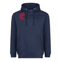 Navy columbus college of art and design Heavyweight Hoodie - linhVisuals