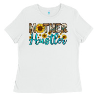 White mother hustler Ladies Tee - OliviaCreatesArt