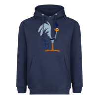 Navy The Road Runner Show Heavyweight Hoodie - linhVisuals