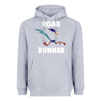 Heather Grey Road Runner Beep Beep Heavyweight Hoodie - linhVisuals