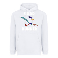 White Road Runner Beep Beep Heavyweight Hoodie - linhVisuals
