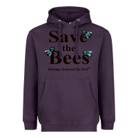 Plum save the bees   tyler the creator Heavyweight Hoodie - linhVisuals