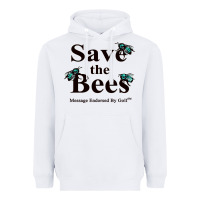 White save the bees   tyler the creator Heavyweight Hoodie - linhVisuals