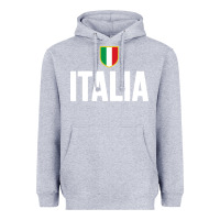 Heather Grey italia soccer jersey Heavyweight Hoodie - linhVisuals