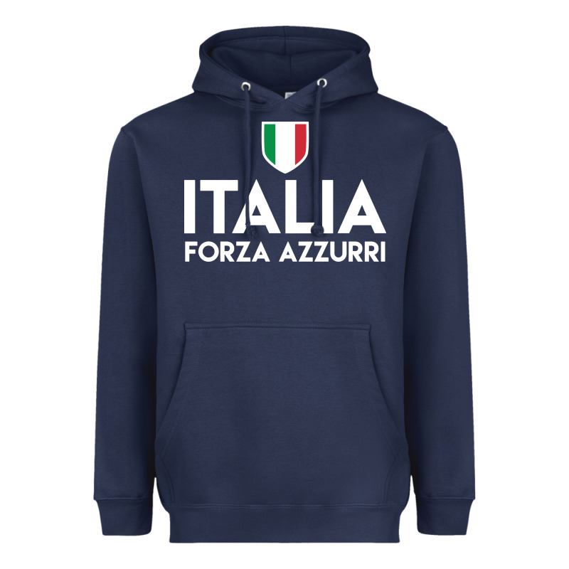 Italia Soccer Jersey Heavyweight Hoodie by linhVisuals | Teevron