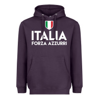 Plum italia soccer jersey Heavyweight Hoodie - linhVisuals