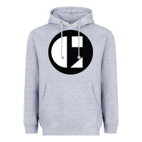 Heather Grey cornish college of the arts Heavyweight Hoodie - linhVisuals