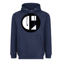 Navy cornish college of the arts Heavyweight Hoodie - linhVisuals