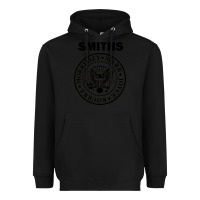 Black the smiths Heavyweight Hoodie - linhVisuals
