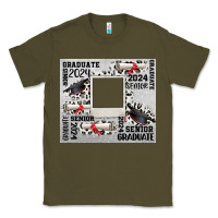Army Green senior 2024 customizable Classic Tee - CowGirlArtShop