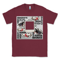 Burgundy senior 2024 customizable Classic Tee - CowGirlArtShop