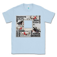 Dusty Blue senior 2024 customizable Classic Tee - CowGirlArtShop