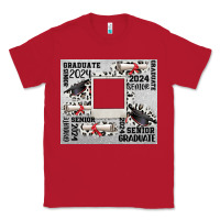 Red senior 2024 customizable Classic Tee - CowGirlArtShop