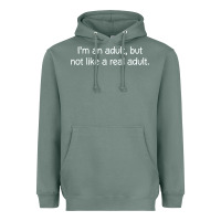 Sage i'm an adult, but not like Heavyweight Hoodie - linhVisuals