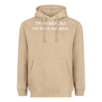 Mushroom i'm an adult, but not like Heavyweight Hoodie - linhVisuals