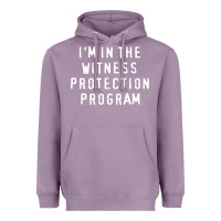 Lavender i'm in the witness protection program Heavyweight Hoodie - linhVisuals