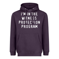 Plum i'm in the witness protection program Heavyweight Hoodie - linhVisuals