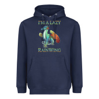 Navy Chill Rainwing Dragon Retro Fan Tee Wings of Fire Heavyweight Hoodie - linhVisuals