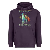 Plum Chill Rainwing Dragon Retro Fan Tee Wings of Fire Heavyweight Hoodie - linhVisuals