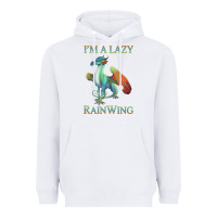 White Chill Rainwing Dragon Retro Fan Tee Wings of Fire Heavyweight Hoodie - linhVisuals
