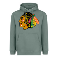 Sage the  blackhawks Heavyweight Hoodie - linhVisuals
