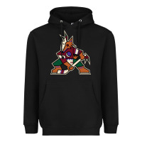 Black the  coyotes Heavyweight Hoodie - linhVisuals