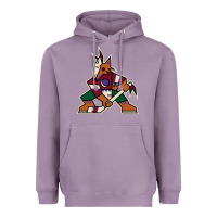 Lavender the  coyotes Heavyweight Hoodie - linhVisuals