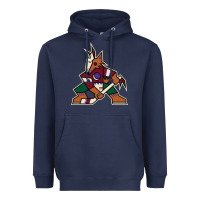 Navy the  coyotes Heavyweight Hoodie - linhVisuals