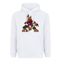 White the  coyotes Heavyweight Hoodie - linhVisuals