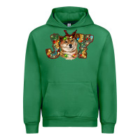 Emerald shiba inu christmas joy Urban Hoodie - RanaPortraitStore