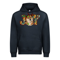 Navy shiba inu christmas joy Urban Hoodie - RanaPortraitStore