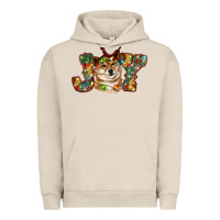 Pigment French Oak shiba inu christmas joy Urban Hoodie - RanaPortraitStore