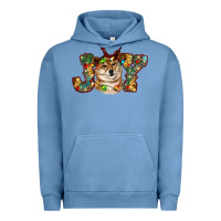 Pigment Pebble Blue shiba inu christmas joy Urban Hoodie - RanaPortraitStore