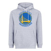 Heather Grey Golden state Heavyweight Hoodie - linhVisuals