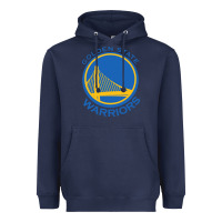 Navy Golden state Heavyweight Hoodie - linhVisuals