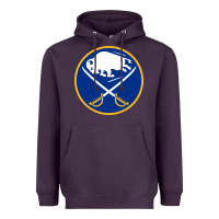 Plum the sabres Heavyweight Hoodie - linhVisuals