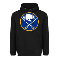 Black the sabres Heavyweight Hoodie - linhVisuals