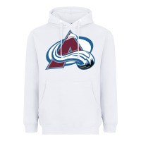 White the  avalanche Heavyweight Hoodie - linhVisuals