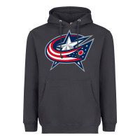 Smoke the  blue jackets Heavyweight Hoodie - linhVisuals